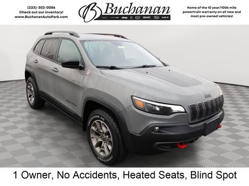 Used 2022 Jeep Cherokee Trailhawk w/ Premium Leather Package image 1