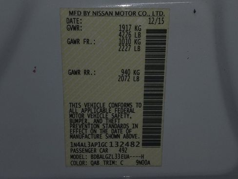 Used 2016 Nissan Altima 2.5 S w/ Power Driver Seat Package FWD image 33
