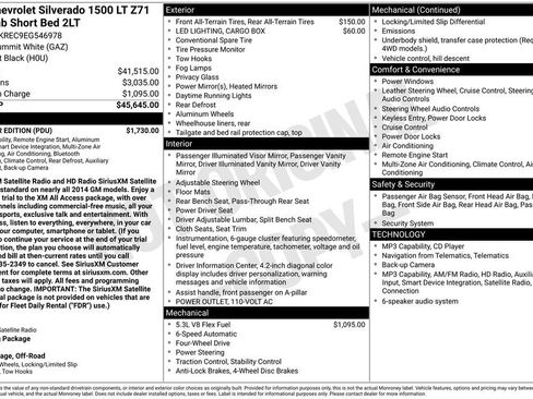 Used 2014 Chevrolet Silverado 1500 LT w/ All Star Edition AWD/4WD image 11