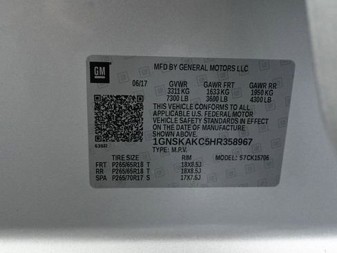 Used 2017 Chevrolet Tahoe LS w/ Max Trailering Package image 56