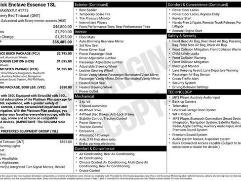 Used 2023 Buick Enclave Essence w/ Experience Buick Package AWD/4WD image 7