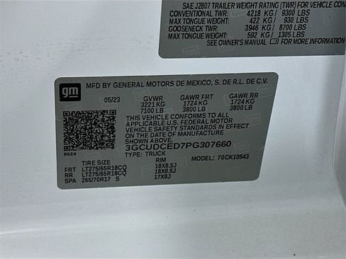 Used 2023 Chevrolet Silverado 1500 Custom Trail Boss image 36