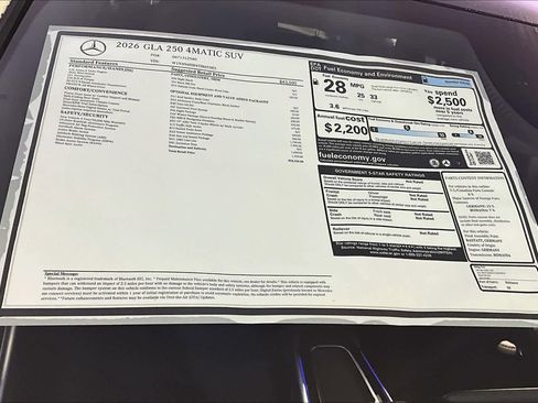 New 2026 Mercedes-Benz GLA 250 4MATIC image 18