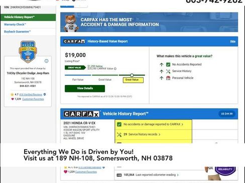 Used 2021 Honda CR-V EX image 11