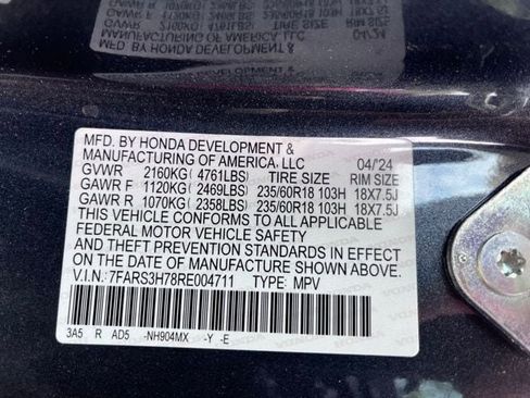 Used 2024 Honda CR-V EX-L image 13