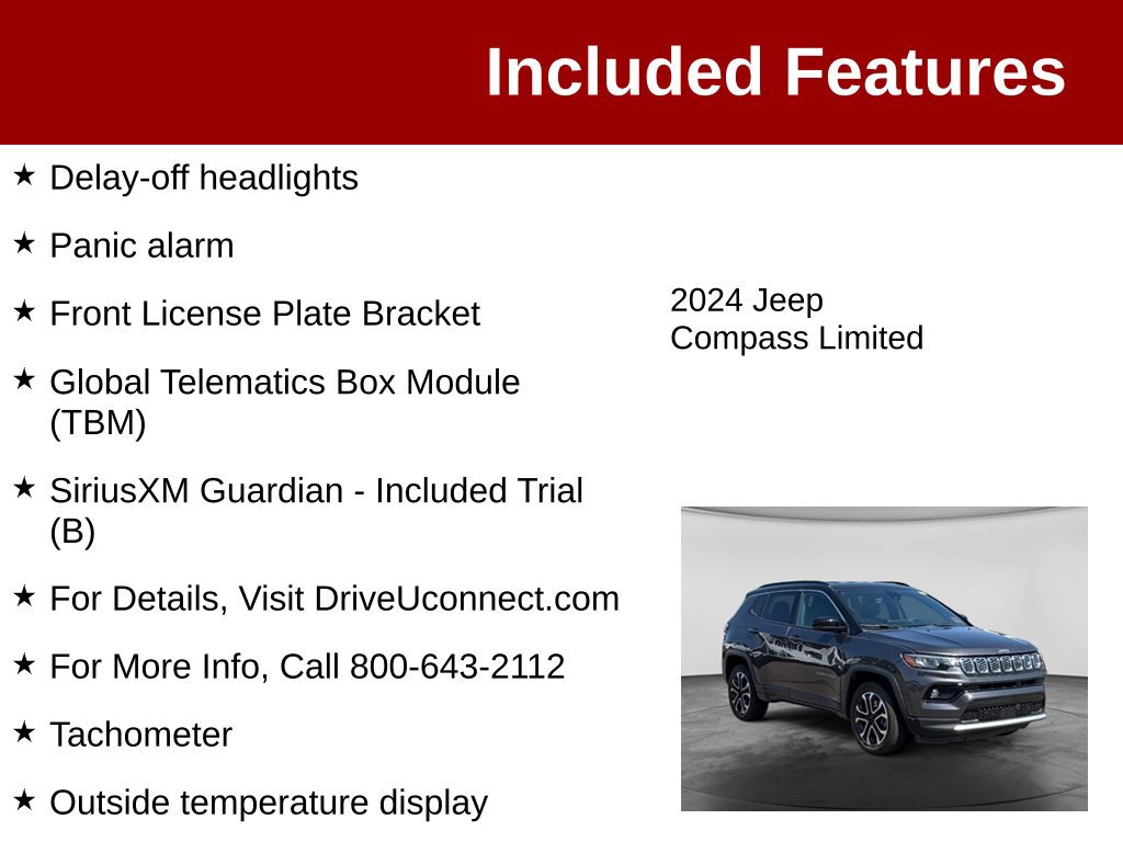Used 2024 Jeep Compass Limited AWD/4WD image 4