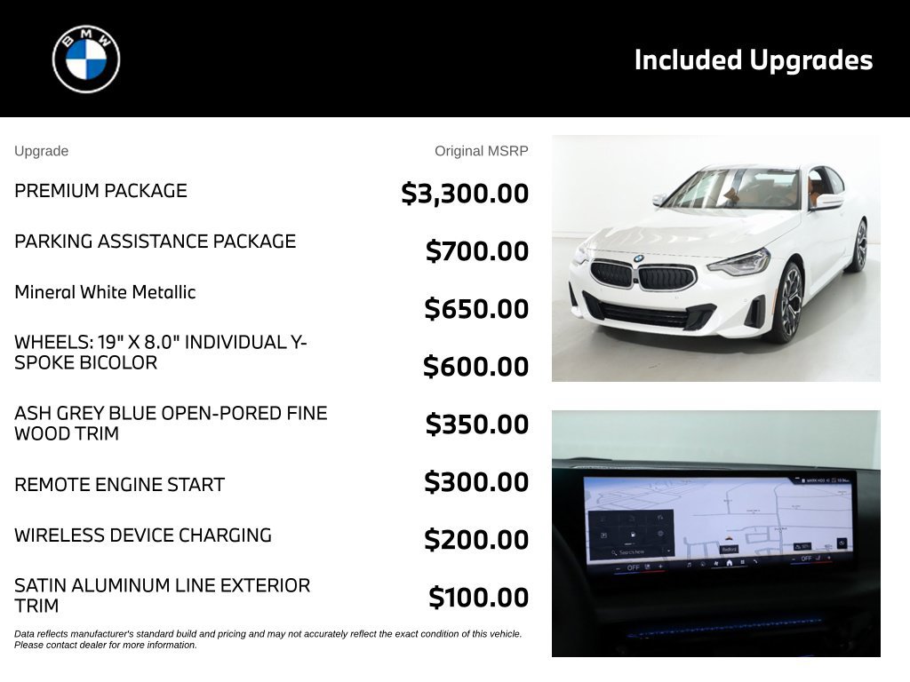 Used 2025 BMW 230i xDrive Coupe w/ Premium Package AWD/4WD image 4