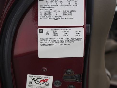 Used 2003 Chevrolet Corvette Convertible w/ Preferred Equipment Group1 image 27