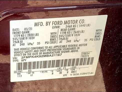 Used 2021 Ford Edge Titanium AWD/4WD image 33