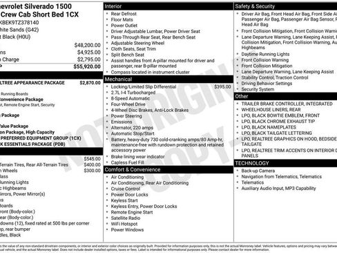 New 2026 Chevrolet Silverado 1500 Custom AWD/4WD image 25