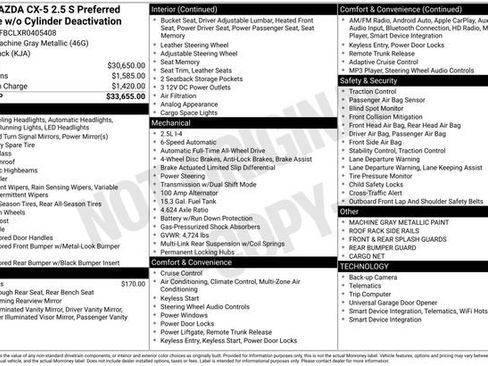 Used 2024 MAZDA CX-5 AWD 2.5 S w/ Preferred Package image 7