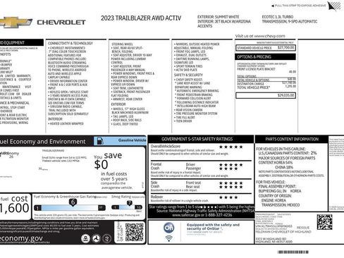 Used 2023 Chevrolet TrailBlazer ACTIV AWD/4WD image 12