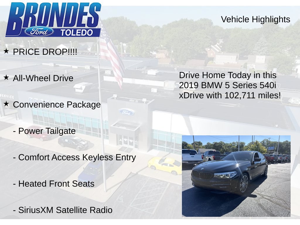 Used 2019 BMW 540i xDrive AWD/4WD image 5