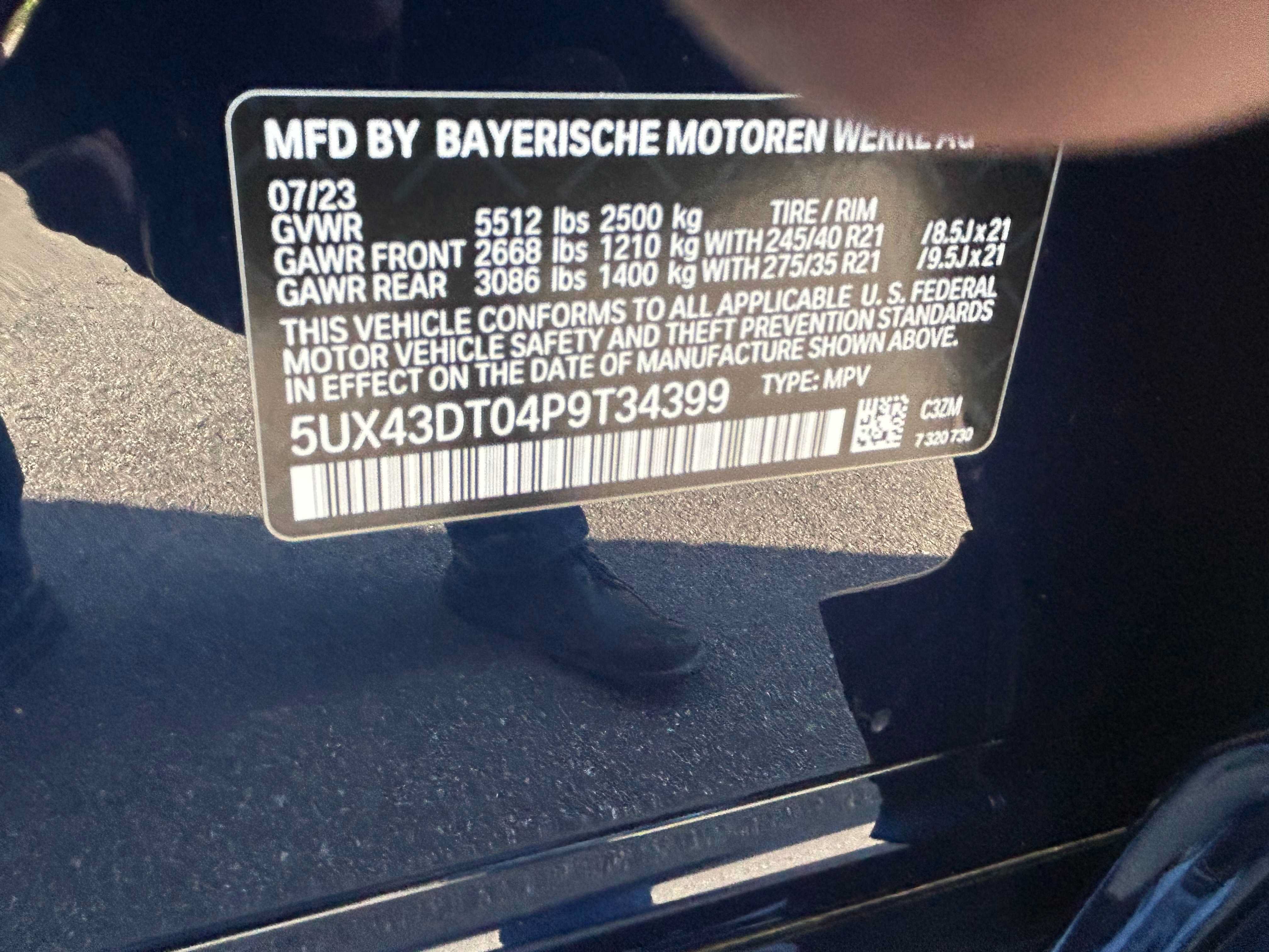 Used 2023 BMW X4 M40i w/ Premium Package AWD/4WD image 6