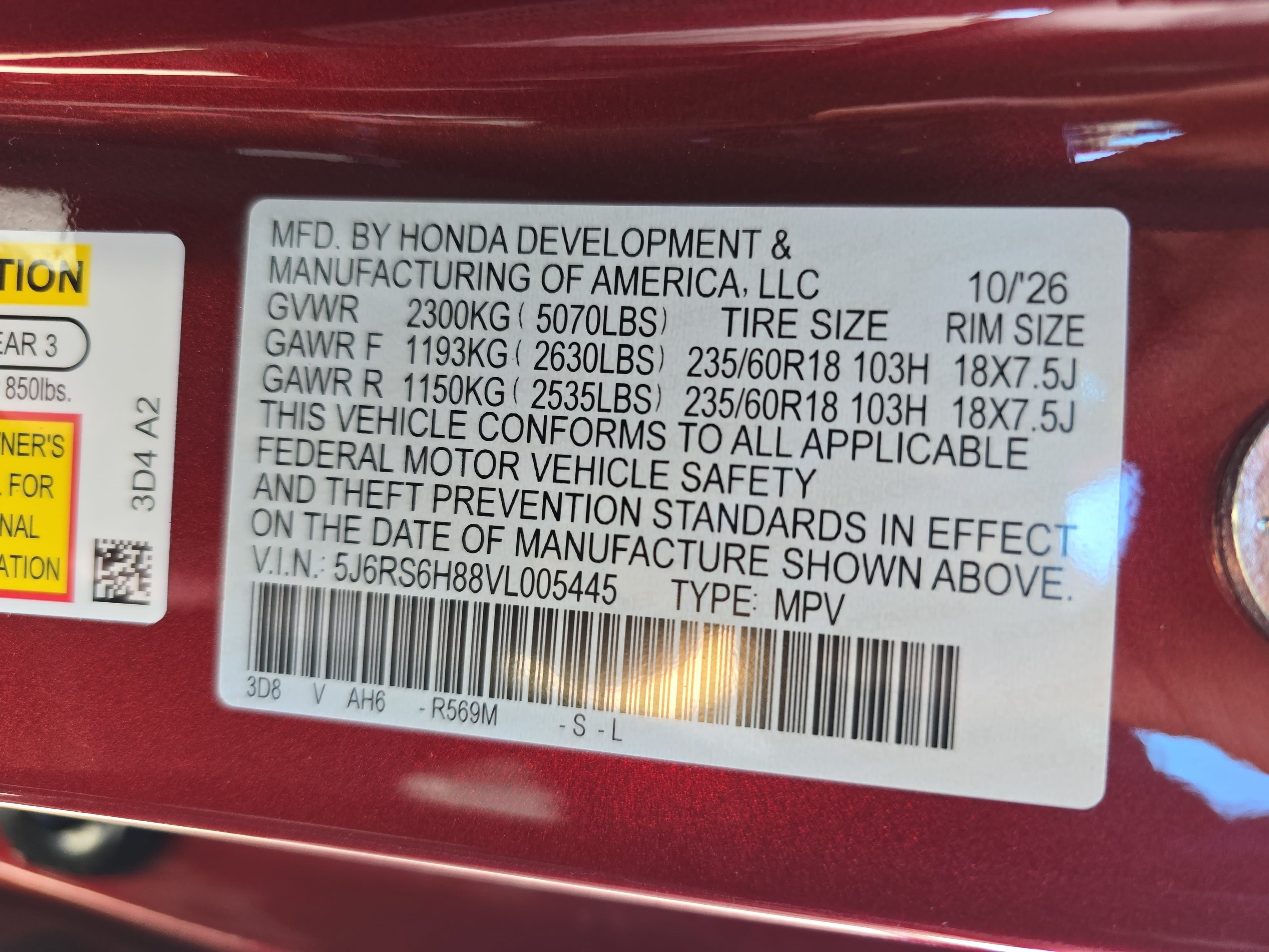 New 2027 Honda CR-V Sport-L image 35