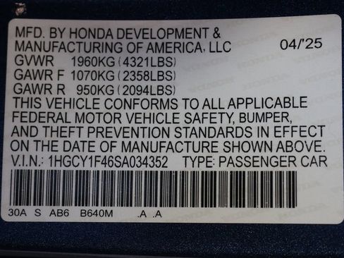 Used 2025 Honda Accord SE image 30