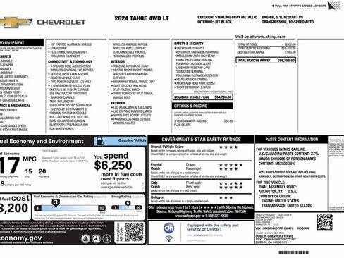 Used 2024 Chevrolet Tahoe LT image 4