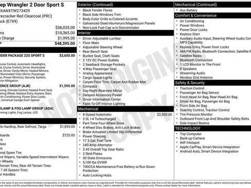 New 2026 Jeep Wrangler Sport AWD/4WD image 6