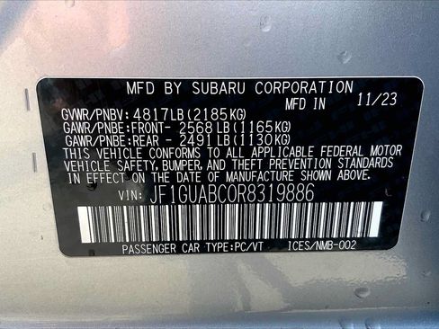 Certified 2024 Subaru Impreza 2.0i AWD/4WD image 31