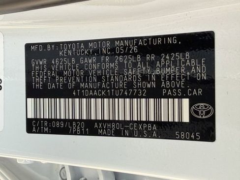New 2026 Toyota Camry XSE FWD image 28