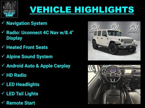 Used 2022 Jeep Wrangler Unlimited Sahara w/ Cold Weather Group image 3