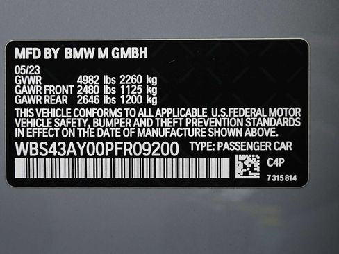 Used 2023 BMW M3 Competition w/ Parking Assistance Package AWD/4WD image 11
