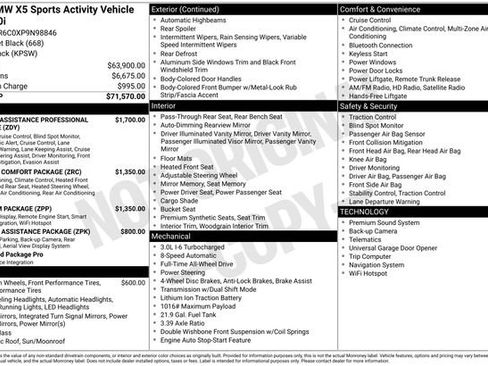 Certified 2023 BMW X5 xDrive40i AWD/4WD image 42