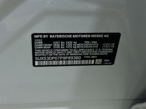 Used 2023 BMW X3 xDrive30i w/ M Sport Package AWD/4WD image 38