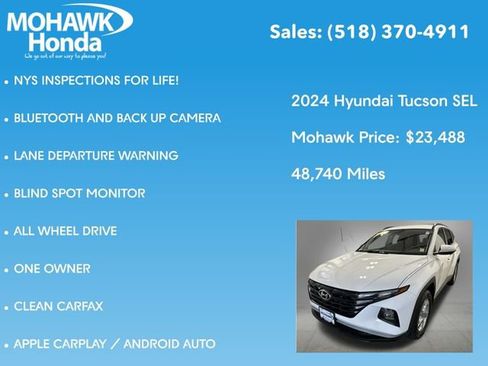 Used 2024 Hyundai Tucson SEL AWD/4WD image 7
