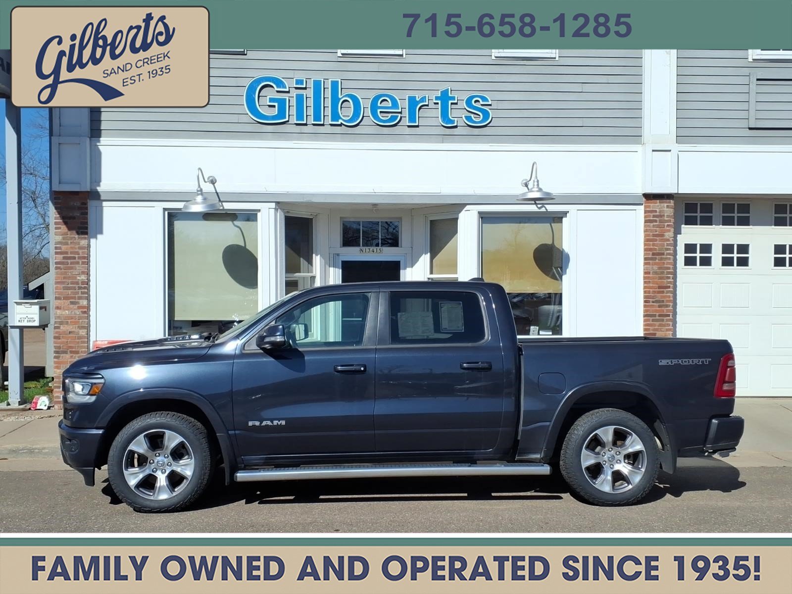 Used 2020 RAM 1500 Laramie w/ Sport Appearance Package AWD/4WD image 1