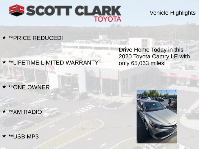 Used 2020 Toyota Camry LE FWD image 12