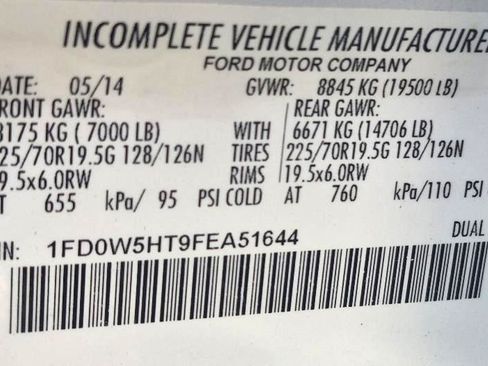 Used 2015 Ford F550 4x4 Crew Cab Super Duty image 14