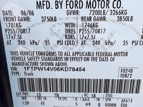 Used 2006 Ford F150 XLT AWD/4WD image 10