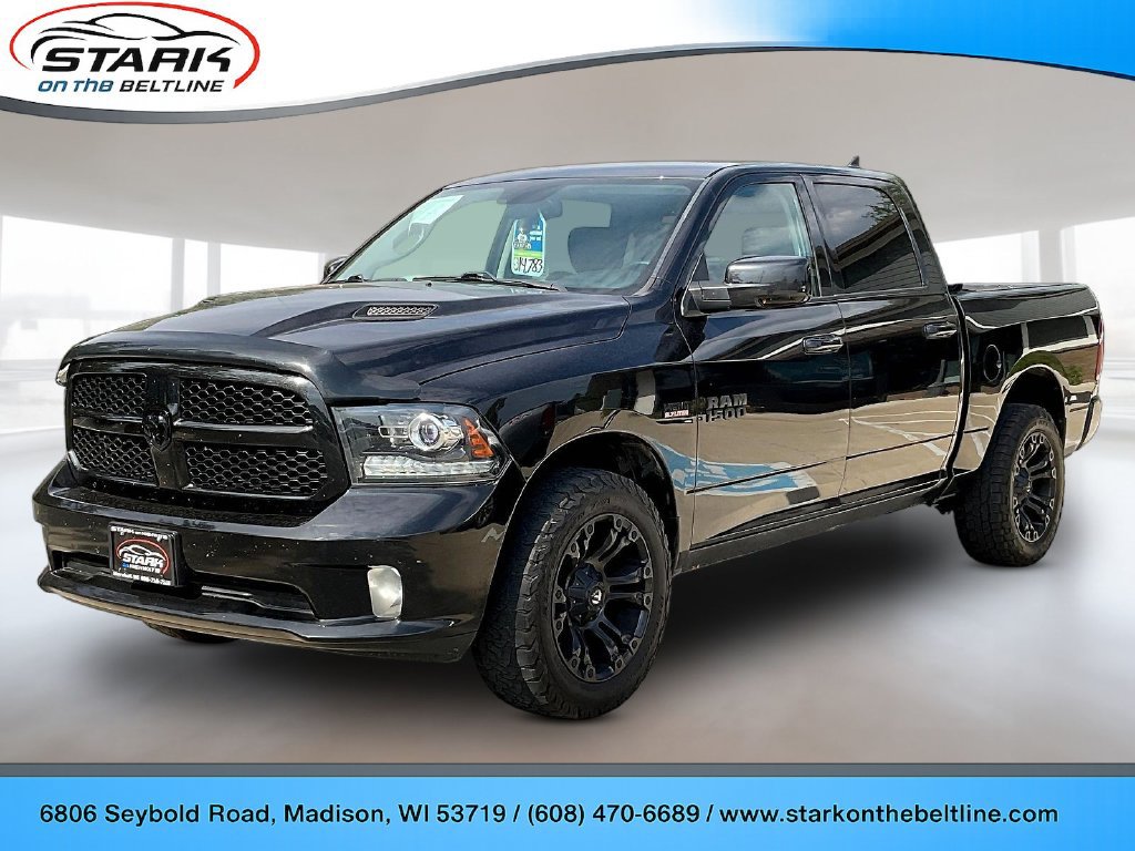 Used 2017 RAM 1500 Sport w/ Quick Order Package 26Q Night AWD/4WD image 3