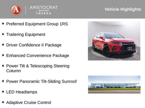 Used 2021 Chevrolet Blazer RS w/ Enhanced Convenience Package image 2