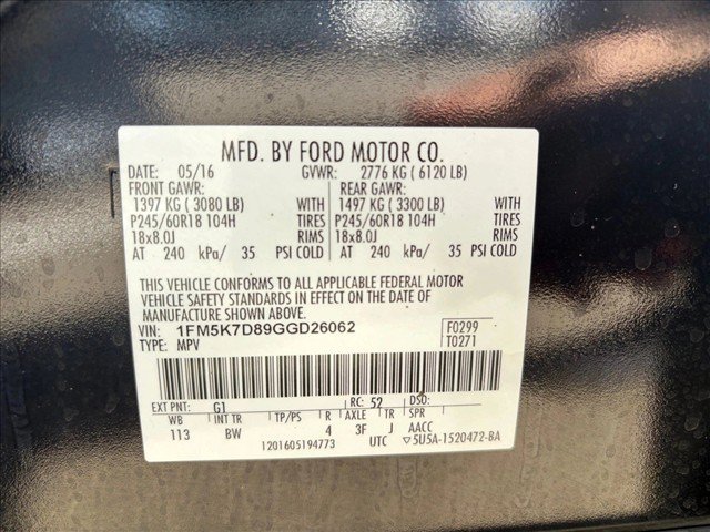 Used 2016 Ford Explorer XLT w/ Equipment Group 202A FWD image 27