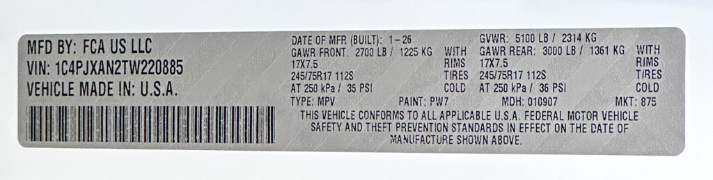 New 2026 Jeep Wrangler Sport AWD/4WD image 46