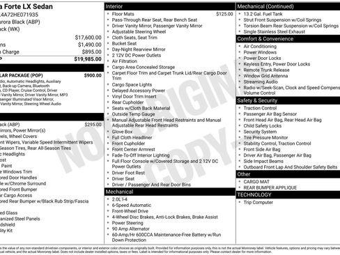 Used 2017 Kia Forte LX w/ LX Popular Package image 3