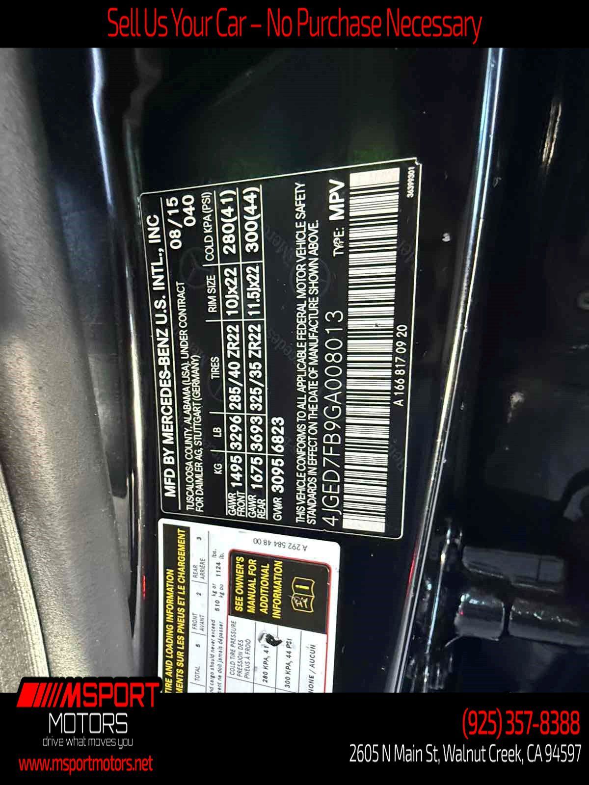 Used 2016 Mercedes-Benz GLE 63 AMG S image 20