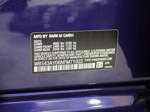 Used 2022 BMW M3 Competition w/ Executive Package image 45