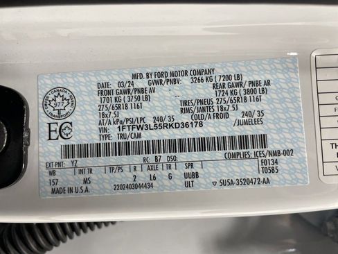 Used 2024 Ford F150 XLT w/ Tow/Haul Package image 30