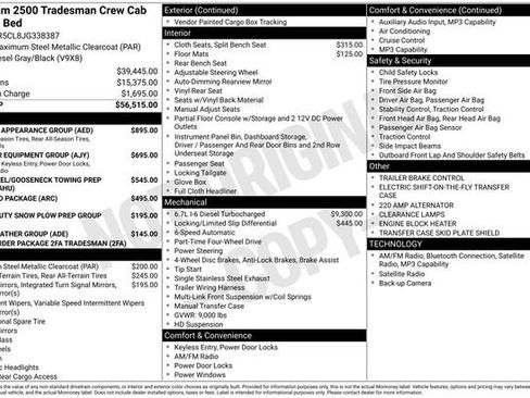 Used 2018 RAM 2500 Tradesman w/ Chrome Appearance Group image 5