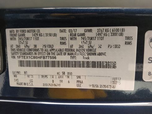 Used 2017 Ford F150 XL w/ Equipment Group 101A Mid image 33