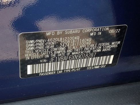 Used 2022 Subaru WRX Premium AWD/4WD image 27