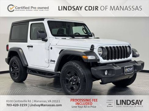 Certified 2025 Jeep Wrangler Sport AWD/4WD image 1