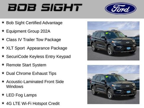 Used 2023 Ford Explorer XLT w/ Equipment Group 202A AWD/4WD image 3