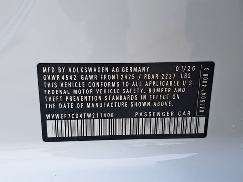 New 2026 Volkswagen Golf w/ Euro Style Package image 32