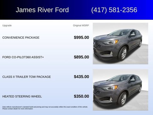 Used 2021 Ford Edge SEL w/ Convenience Package AWD/4WD image 5