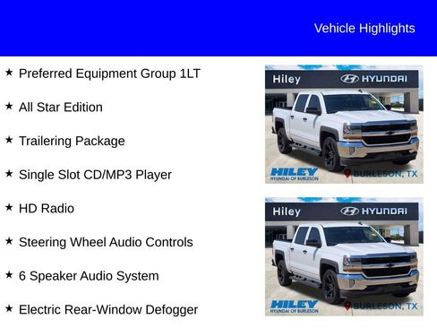 Used 2017 Chevrolet Silverado 1500 LT w/ All Star Edition RWD image 11