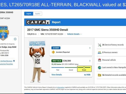 Used 2017 GMC Sierra 3500 Denali w/ Duramax Plus Package image 13